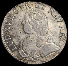 Écu Aux Branches D'oliviers 1730 X Amiens Louis XV