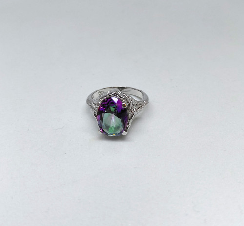 Bague zirconium t58 - zirconium,