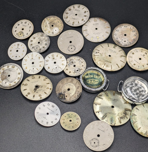 Lot cadrans montres - de, de