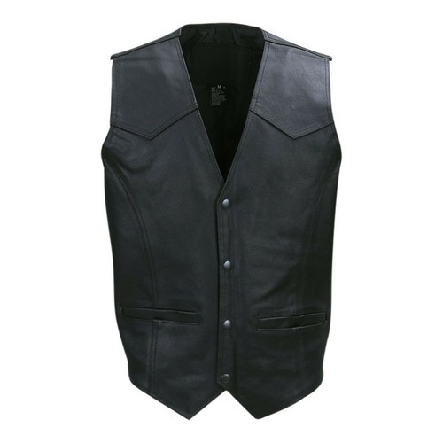 Gilet cuir neuf taille - gilet, en