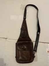 Sac à Bandoulière Jean Louis Foures - Fabrication Française - Cuire - bon état