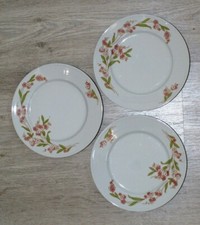 lot 3 assiettes plate dessert