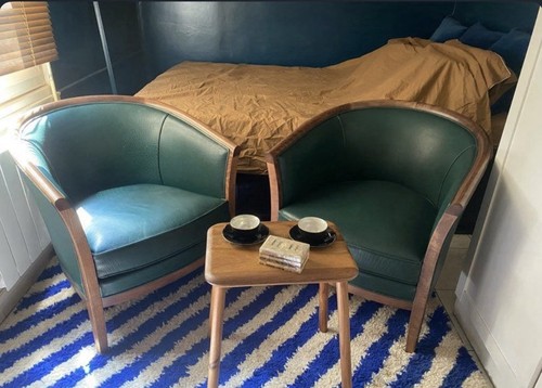 Fauteuils club place skaï - 2,