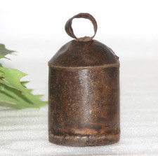 Antique Repasser Animaux Vache Cloche Original Ancien Main