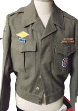 Rare Blouson Ike Amphibious engineer US daté 1944 taille 38R 100% Original 