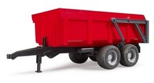 BRUDER, Remorque Rouge, échelle 1/16, BRU2211