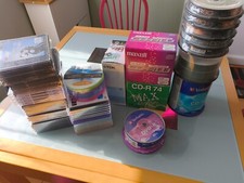 Lot CD-R 52x 700MB 80min / CD-RW / DVD-R / BOITIERS CASE / NEUF