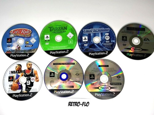 Lot jeux ps2 rayés - lot, à