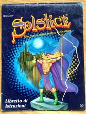 SOLSTICE - NOTICE 100% ORIGINALE NINTENDO NES PAL A ITA - Libretto di Istruzioni