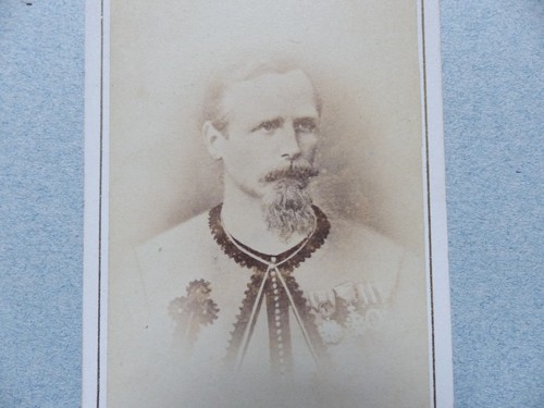 Ancienne photo cdv général - photo,