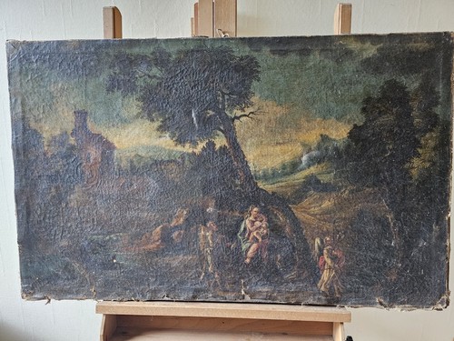 Tableau peinture fuite - peinture,
