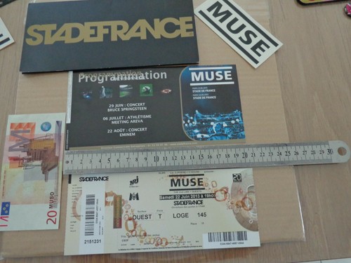 Muse ticket concert billet - -,