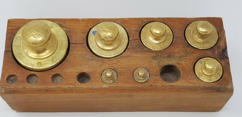 Ancienne boite poids - ancienne,