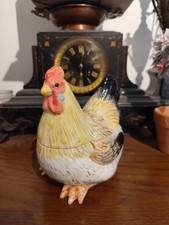 Pot A Biscuits Poule En Ceramique Vintage Déco Ancien Basse Court