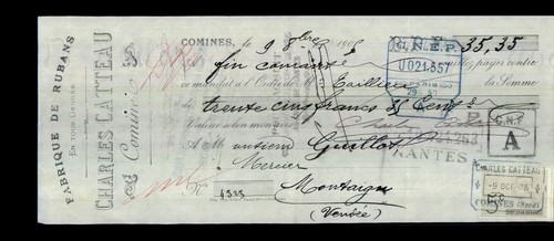 Rubans charles catteau - rubans,