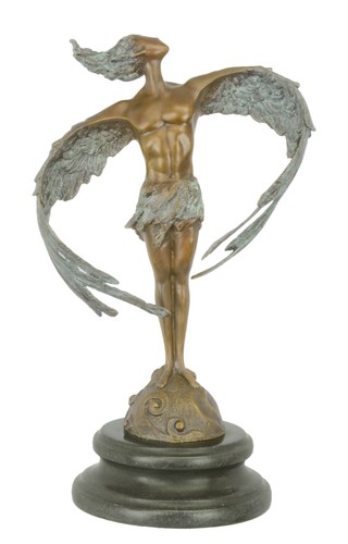 Sculpture bronze homme - en,