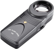 LED Hand Magnifier 10X 26Mm