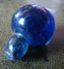 Pampille goutte pâte de verre