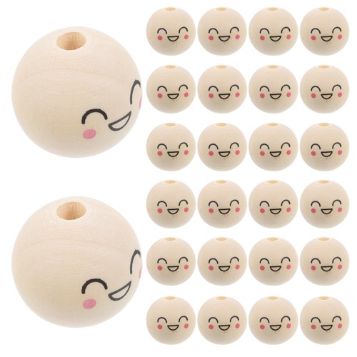 Pcs grosses perles - pcs, bois