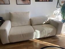 sofa 3 places / Tissus / beige clair /