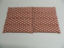 BOUILLOTTE MICRO ONDE COUSSIN LOMBAIRE GRAINE DE LIN BIO brique feuille