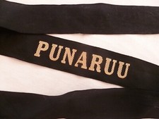 Marine PUNARUU Pétrolier CEP MURUROA TAHITI Ruban légendé ORIGINAL CAP TALLY 