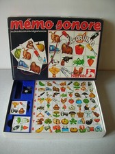 Ancien jouet Memo Sonore jeu de société par Nathan