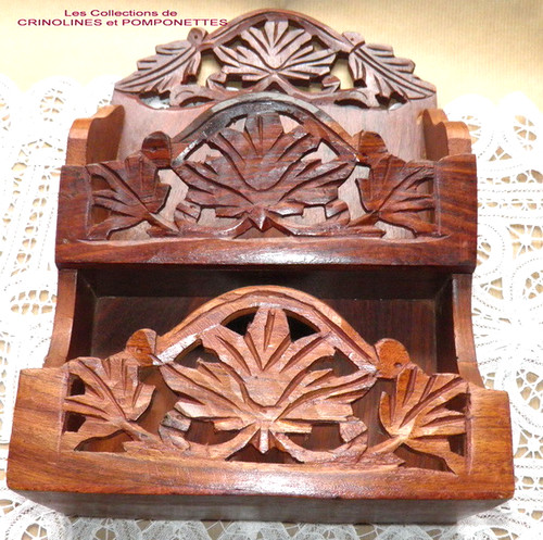 Tri courrier artisanal sculpte - courrier,