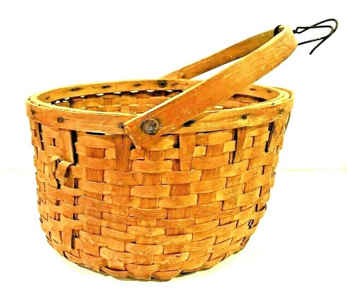 Vintage basket sturdy handmade - vintage,