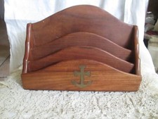 PORTE LETTRES COURRIER EN BOIS EXOTIQUE ENVELOPES WOOD BOX 