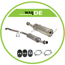 silencieux arrière , central