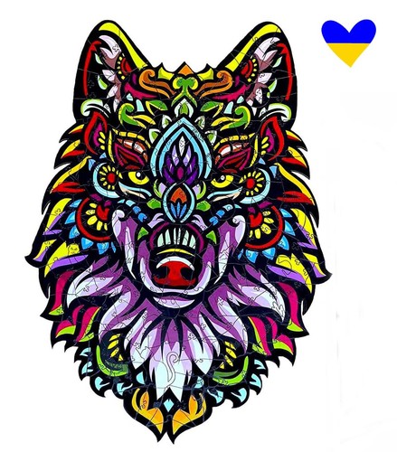 Puzzles bois loup - puzzles,