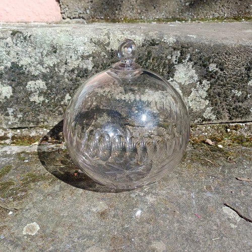 Grosse boule cristal taillé - cristal,