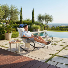 Chaise longue bascule - longue,