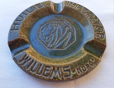 Ancien cendrier Huile Moteur IMPERATOR à WILLEMS Nord - lubrifiant garage - LION