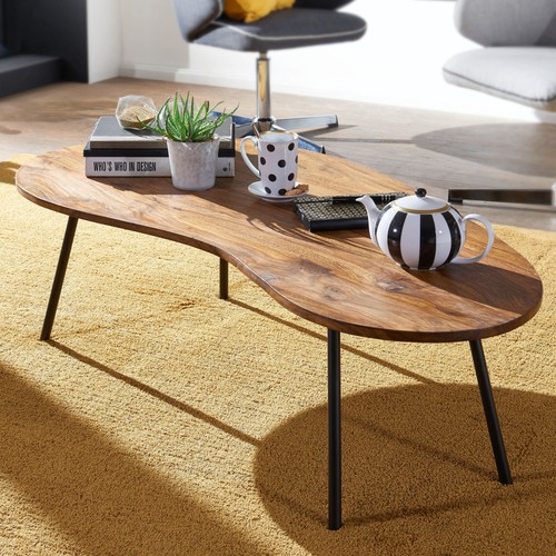 Finebuy table basse - basse, bois