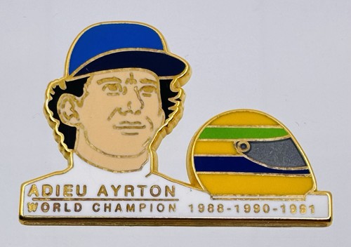 Pin pins adieu - pin's, ayrton