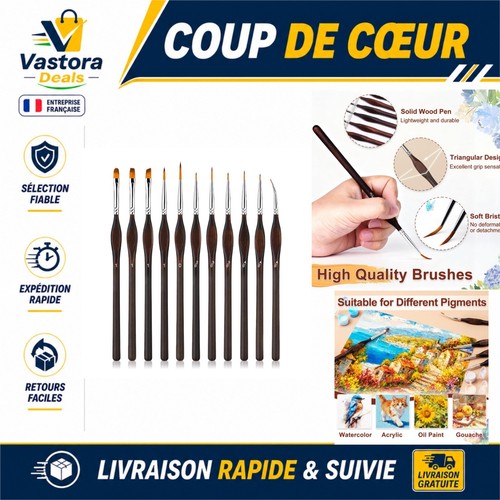 Set pinceaux d artiste - 11,