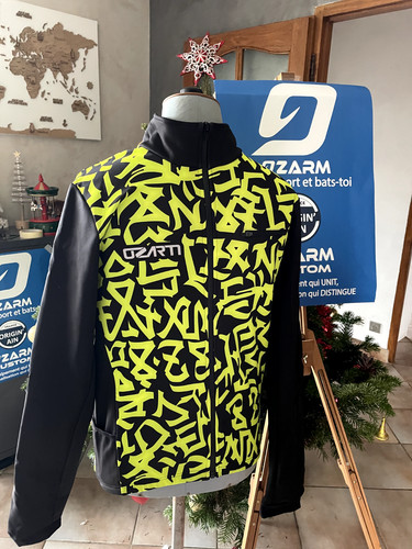 Veste hiver calligraphie ultra - hiver,