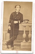 Photo CDV Officier Marine