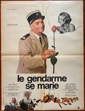 Affiche LE GENDARME SE MARIE Jean Girault LOUIS DE FUNES Jean Lefebvre 60x80cm