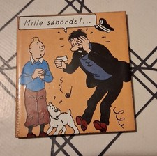 Magnet tintin plaque émaillé