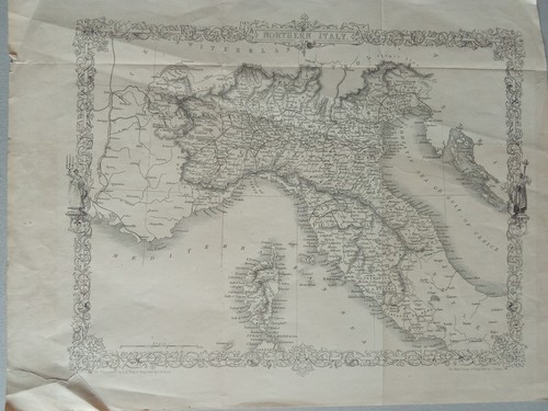 Carte antique northern - carte, italy