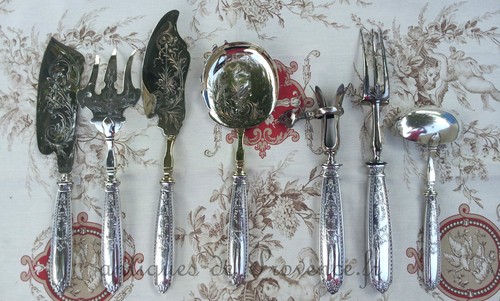 Superbe rare lot - lot, couverts