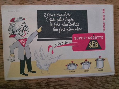 Buvard super cocotte seb - buvard,
