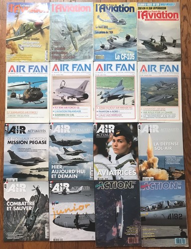 Lot revues sur - 16, l'aviation