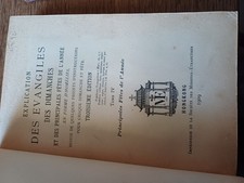 lot 4 tomes explication des evangiles des dimanches principales fetes annee 1909