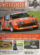 ECHAPPEMENT CLASSIC 58 ALPINE A310 V6 Gr4 268CH JEAN LOUIS CLARR WILLY ARNAULT