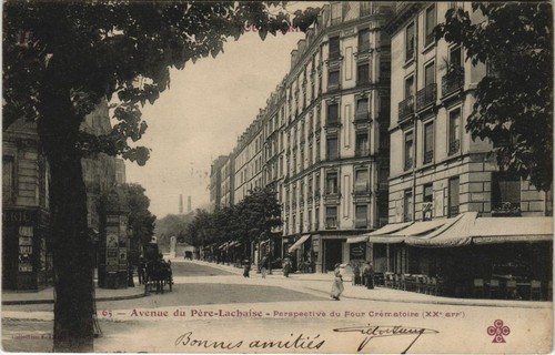 Cpa tout paris 20e avenue - cpa,