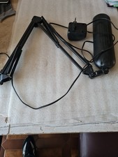 Ancienne lampe  vintage noire fonctionnelle